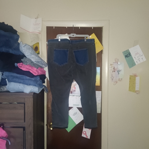 HOLLISTER ultra high waisted two toned Jeans PLUS SIZE 🆕 - Picture 6 of 11